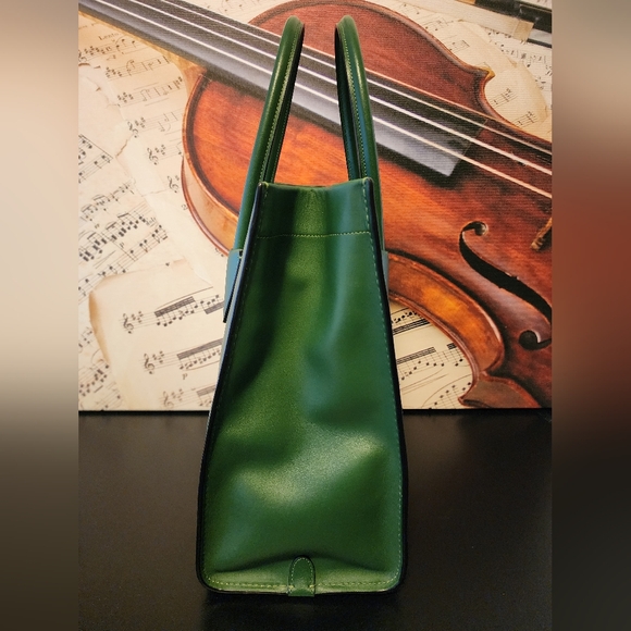 GUC COACH 1941 Cashin Carry Tote in Hunter Green, Style # 79155 Hard To Find! - Picture 6 of 10